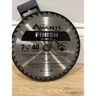 Avanti 7-1/4 In. X 40-TOOTH Finish Circular Saw Blade New. Price: $12.99.