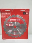 Craftsman Carbide Circular Saw Blade 1/2 Inch 18T Framing CMAS265018 New. Price: $12.95.