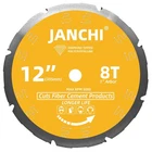 12" 8T Pcd Tip Hardie Fiber Cement Saw Blade 1" Dmk Arbor Polycrystalline New. Price: $96.24.