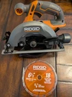 Ridgid R8655B 18V Cordless 6-1/2 In Circular Saw (tool Only) New Open. Price: $64.97.