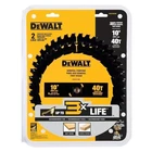 Dewalt DWA1240CMB Series 20 Construction Circular Saw Blade Combo Pack, 12", 40T New. Price: $67.03.