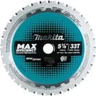 Makita 5-7/8IN 33T Carbide-tipped Max Efficiency Saw Blade Metal/general Purpose New. Price: $58.99.