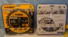 ** Pair (2) - Unused Original Packaging Dewalt 7 1/4 Carbide Blades New. Price: $16.66.