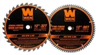 Wen BL1232-2 12" 32/80-TOOTH Carbide-tipped Woodworking Saw Blade Set, Two Pack New. Price: $38.71.