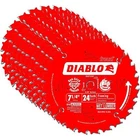 (10 Blades) Freud D0724X Diablo 7-1/4-INCH 24T Atb Framing Saw New. Price: $109.66.