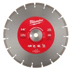 Milwaukee 49-93-7940 14 In. Diamond Premium Segmented Saw Blade New. Price: $126.99.