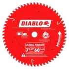 Diablo Tools D0760X 7-1/4 In. Tooth Ultra Finish Saw Blade New. Price: $22.99.