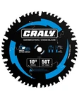 Craly 10 Inch 50 Teeth Combination Saw Blade, 5/8 Arbor Carbide Tipped Circ New. Price: $48.26.