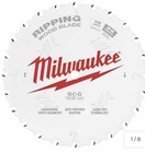Milwaukee 10" 24T Ripping Circular Saw Blade, 48-40-1020 New. Price: $29.97.