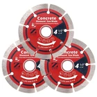 Zorunna 1/2 Inch Diamond Blade For Grinder, Cutting 4.5'', Red New. Price: $21.29.