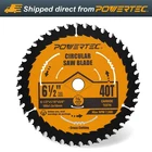 Powertec 6-1/2" Circular Saw Blade, 5/8" Arbor, 1/16" Kerf, 40-TOOTH New. Price: $15.99.