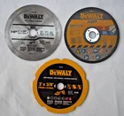 Pack Dewalt X 3/8" Arbor Metal, Tile, & Multi Material Blades Cutting Wheel Open. Price: $27.99.