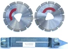 2PK-6" Husqvarna Red Soff Cut Diamond Blade W/1 Skid Plate 4 Green Concrete*best New. Price: $109.90.