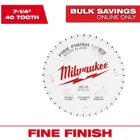7-1/4 In. X 40-TOOTH Fine Finish Circular Saw Blade New. Price: $16.89.