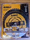 Dewalt DWA112CMB 12-IN 60T/40T Combo Pack Saw Circular Blades #9585 New. Price: $49.00.