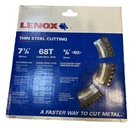 Lenox Thin-steel Cutting Circular Saw Blade 7 1/4-INCH, 68T #21883 New. Price: $39.89.
