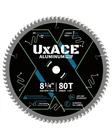 Uxace 8-1/4-INCH 80-TOOTH Circular Saw Blade, 5/8-INCH Arbor, Aluminum, Non-ferr New. Price: $41.21.