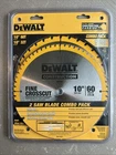 Dewalt 10" (2) Saw Blade Combo Pack 60T & 32T Construction Carbide New. Price: $29.00.