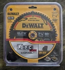 Dewalt DWAW71460 Ultra Fine Finish 7-1/4" 60T Elite Series Circular Saw Blade New. Price: $19.95.