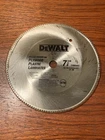 Dewalt 7 1/4" 184MM DW3326 Circular Saw Blade 140 Tooth Woodcutting- New. Price: $13.00.