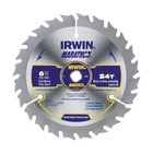 Irwin 14029 Weldtec 24 Tpi Carbide Atb Wood Circular Saw Blade 6-1/2 Dia. In. New. Price: $23.44.