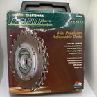 Craftsman Excalibur Elite Adjustable Dado Blade For Saw Set 5/8" Arbor Used. Price: $47.49.
