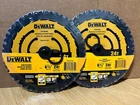 Dewalt (2-PACK) 6-1/2-IN 24-TOOTH Rough Finish Carbide Circular Saw Blade New. Price: $19.99.