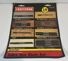 Sears Craftsman 9-28976 13 Piece Sabre Saw Blade Set 1/4 Universal Shank New. Price: $22.25.