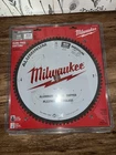 Milwaukee 14IN Circular Saw Blade, 80 Tooth, Medium 1/16 -1/4 48-40-4370 New. Price: $79.99.