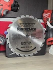 Unicut Superlife Tungsten Carbide Tipped 8 1/4" 24 Teeth Circular Saw Blade Open. Price: $10.99.