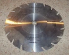 New Disston 12" Circular Table Saw Blade, Diss-chrome, 3/4", 1" Arbor, 90 Tooth. Price: $39.99.
