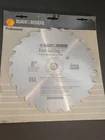 Black And Decker Chrome Plated Saw Blade No 73-108 Fast Cut Combination New. Price: $15.99.