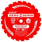 Diablo 7-1/4" X 24T Demon Ultimate Framing/demolition Saw Blade (10 Pack) New. Price: $91.59.