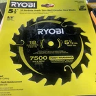 5-1/2 In. 18T Thin Kerf Carbide Circular Saw Blade New. Price: $11.50.
