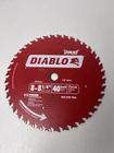Diablo D0840X 8-1/4" Tooth Saw Blade Carbide Finish Acabado New Open. Price: $39.99.