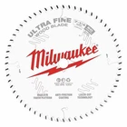 Milwaukee Tool 48-40-0730 7-1/4" 60T Ultra Fine Finish Circular Saw Blade New. Price: $14.97.