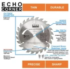 Echo Corner 5-3/8" Circular Saw Blades 10MM Arbor 24TOOTH, New. Price: $10.57.
