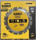 Dewalt 3/8" 16T Series 20 Construction Blade For Cordless Saw - DW9055 New. Price: $15.50.