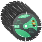 10 Pack 7-1/4 Inch 24T Circular Saw Blades Fine Finish With 5/8" Arbor Atb Frami New. Price: $48.26.