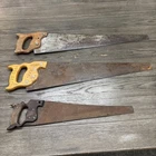 Lot Of Vintage Saws. 30 Stanley, 23 Wood Tools. Handmade Handle Used. Price: $19.99.