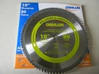 Oshlun 10" 80T Melamine Cutting Blade SBL-100080 New. Price: $60.00.