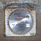 Black+decker Piranha 7-1/4" 40T Carbide Circular Saw Blade For Wood, Plywood Used. Price: $17.47.