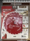 Diablo D0824X 8-1/4" Tooth Framing Saw Blade Red New. Price: $20.47.