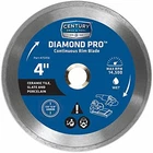 Century Drill & Tool 75456 Diamond Continuous Rim Blade, 4" New. Price: $18.95.