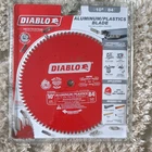 Diablo 10 Inch 84T For Aluminum And Plastic Circular Saw Blade New. Price: $36.88.