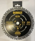 Dewalt 7-1/4-IN 24-TOOTH Carbide Circular Saw Blade DWA31724D (g) New. Price: $12.95.
