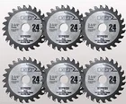 Pack Of 6 24 Carbide Tip 3-3/8-INCH Wood Circular Saw Blade For Roc... Fast Ship New. Price: $31.99.