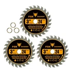 Fox Discovery 3 Inch 24T Carbide Circular Saw Blade Compatible With All Black New. Price: $26.05.