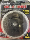3/8 Clarke Crocodile Cutting Blade. 80 Tooth New. Price: $5.00.