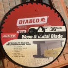 Diablo D0736GPR 7-1/4" X Tooth Wood & Metal Saw Blade New. Price: $19.99.